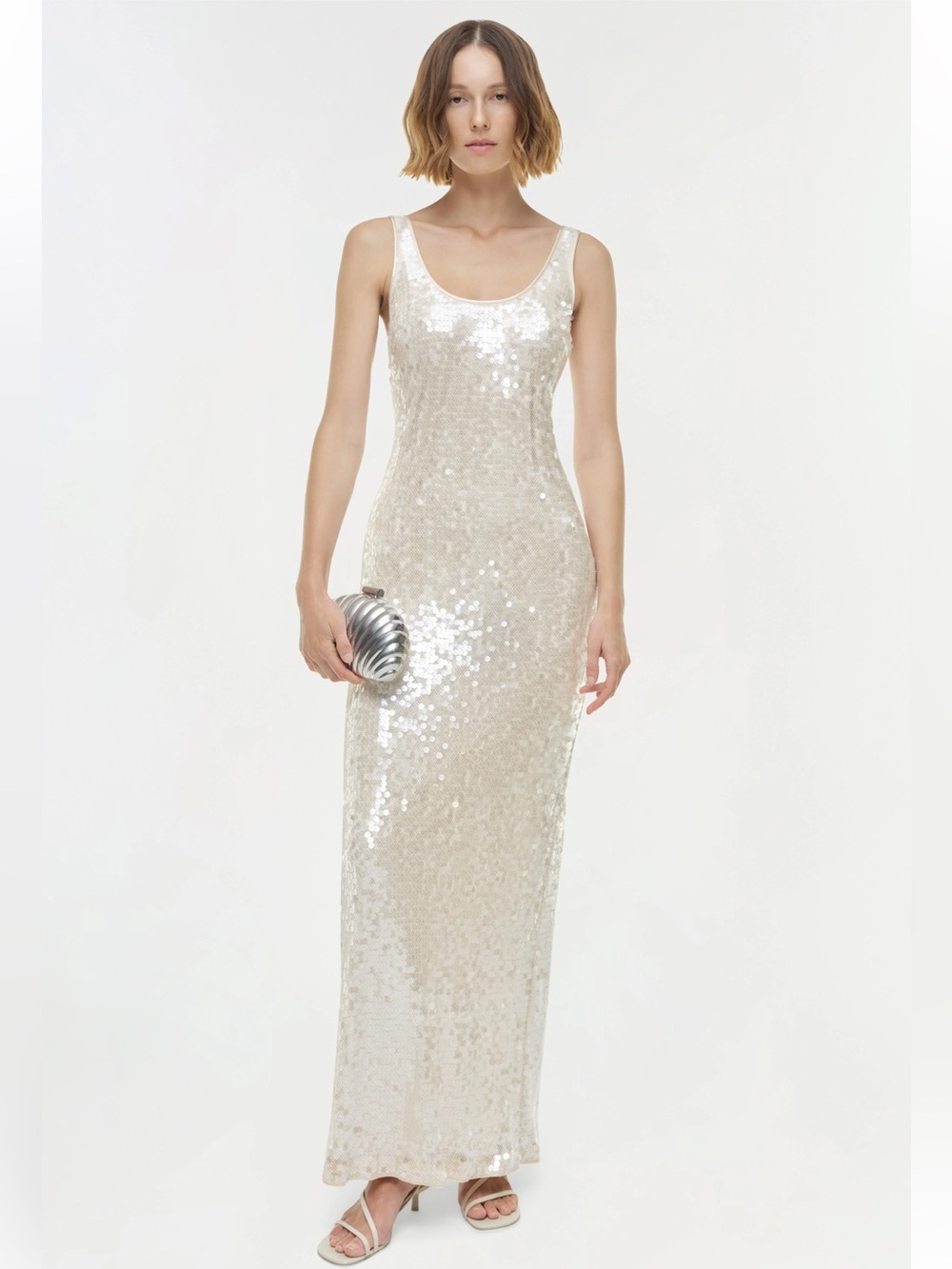 Simkhai Bex Dress in Champagne